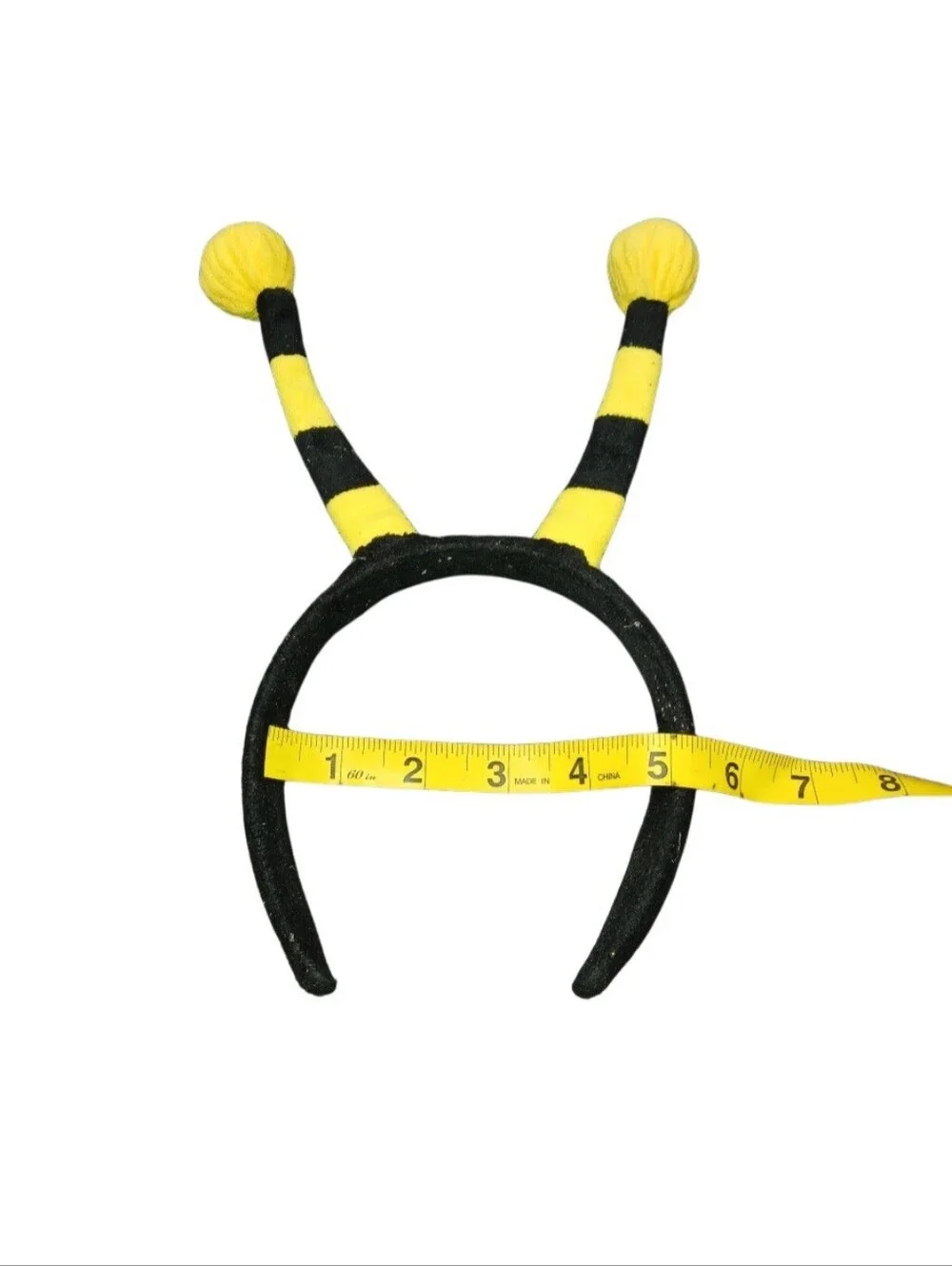 Yellow and Black Bee Antenna Headband Kids Costume Accessory
